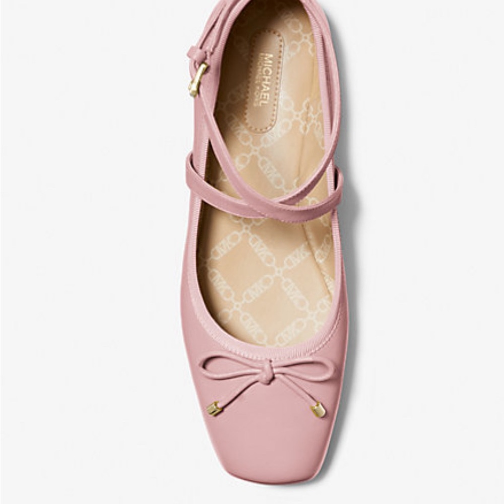 Michael Kors Collette Flex Ballet Flats In Pink Size 6.5 NIB